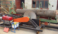 Diesel Engine powered portable circular sawmill, portable swing blade sawmill