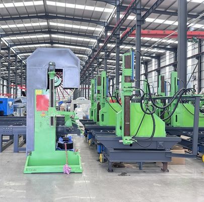 CNC Hydraulic Vertical Sawmill Machine MJ3212B Automatic Bandsaw with Log Carriage 1250mm Wheel 45KW Motor