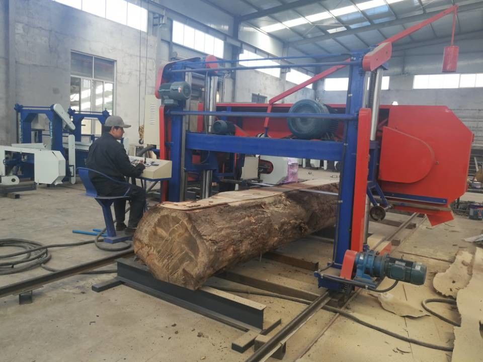 Log Band Sawmill Large Wood Saw Heavy Duty Saw Mill Machine For Hard Timber