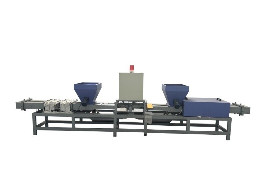 New Automatic 2-Head Wood Chip Saw Dust Block Machine Wood Pallet Making Machine