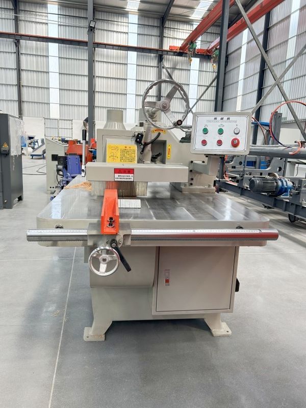High Precision Bottom Rip Saw Single Blade Straight Line Rip Saw Sawing Thickness Max 100mm