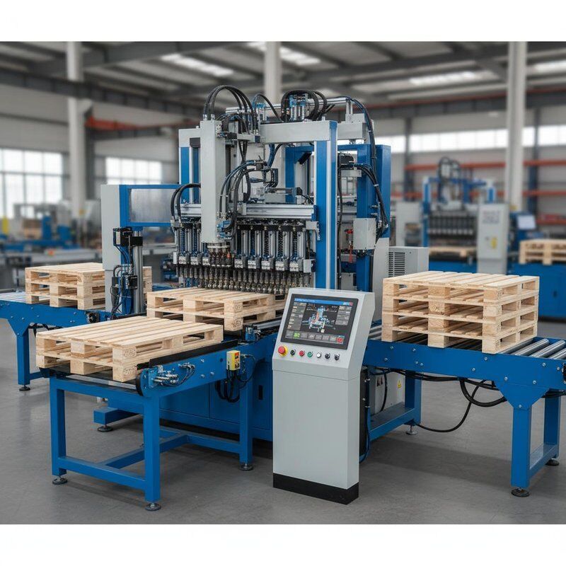 Fully Automatic CNC Pallet Nailing Machine with Intelligent Control System and High Speed Nailing Capability