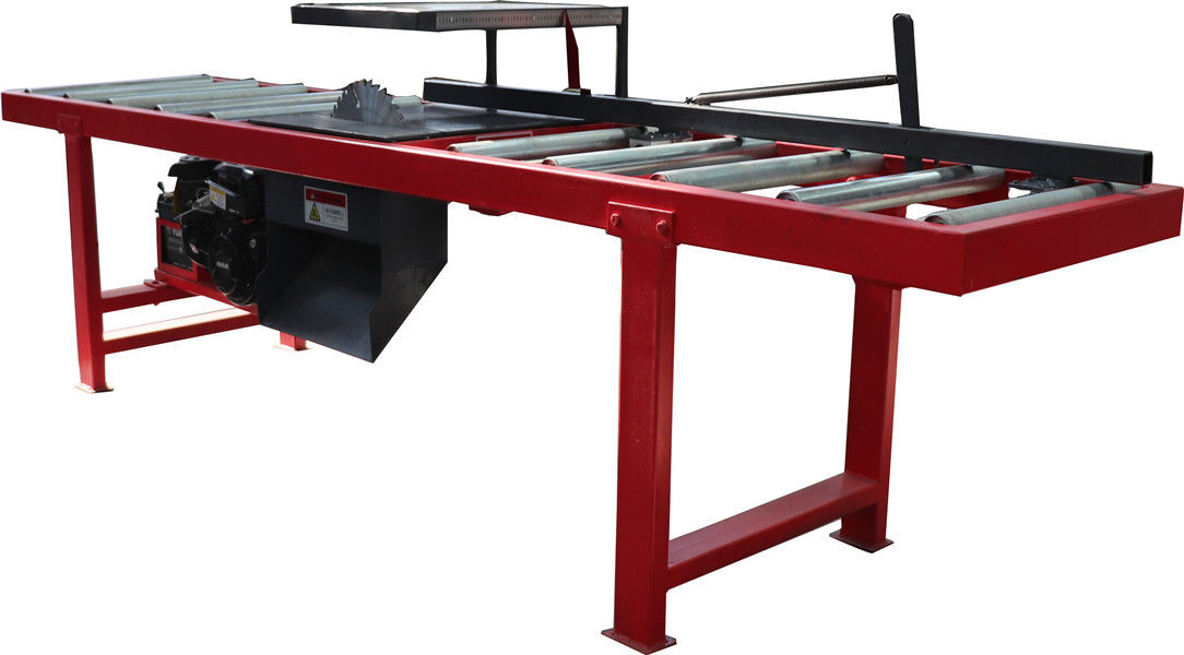 Single circular blade edger cutting saw, Wood slab edgers saw mill machine