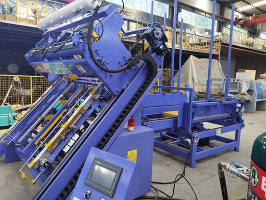 AWPN 1300 αυτόματη μηχανή κατασκευής παλέτας ξύλου με αυτόματη τροφοδοσία και στοίβαση