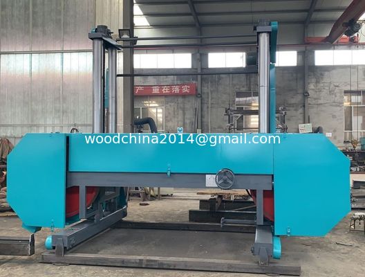 Δία 2500mm CNC Οριζόντια αυτόματη ξύλο Bandsaw Machine Band Saw Για Αφρικανική κοπή ξύλου