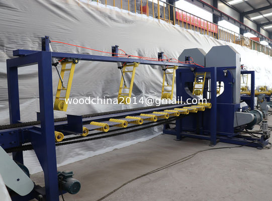 5.5kw βιομηχανικό πριονιστηρίων πριονιστήριο πριονοκορδελλών εξοπλισμού δίδυμο κάθετο