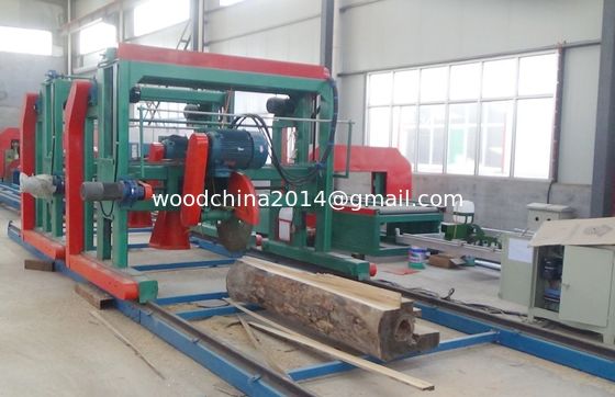 Twin Circular Blade Sawmill With Fully Automatic CNC Controls For Woodworking