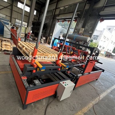 Ημι αυτόματη ξύλινη μηχανή 8001300mm Denailer παλετών μηχανών παλετών καρφώνοντας
