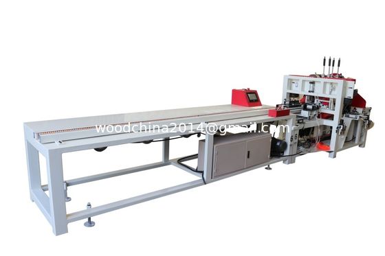 7.5KW αυτόματο CNC ξύλινο παλέτο πόδι πύργο κατασκευής μηχανή για 40-120MM πάχος 40-100MM πλάτος