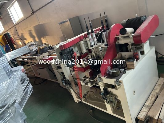 7.5KW αυτόματο CNC ξύλινο παλέτο πόδι πύργο κατασκευής μηχανή για 40-120MM πάχος 40-100MM πλάτος
