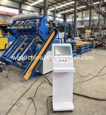 Newest Design High Efficient Automatic Nail Wood Pallet Making Machine / Euro And Stringer Pallet Nailing Machine