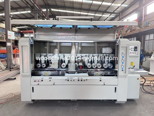 Μεγάλη ακρίβεια 4 πλευρές Moulder ξυλουργική μηχανή 4 πλευρές Wood Planer Moulder