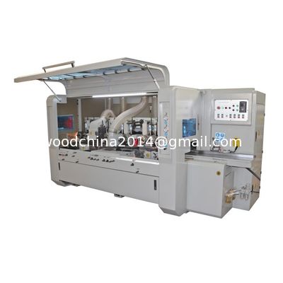 Μεγάλη ακρίβεια 4 πλευρές Moulder ξυλουργική μηχανή 4 πλευρές Wood Planer Moulder