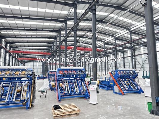 Μηχανή κατασκευής ξύλινων παλέτων Stringer Pallets Nailer Γυψοδευτική μηχανή ξύλινων παλέτων πλήρως αυτόματη