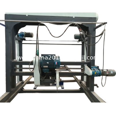 automatic angle circular sawmill with double blades wood cutting mill machine