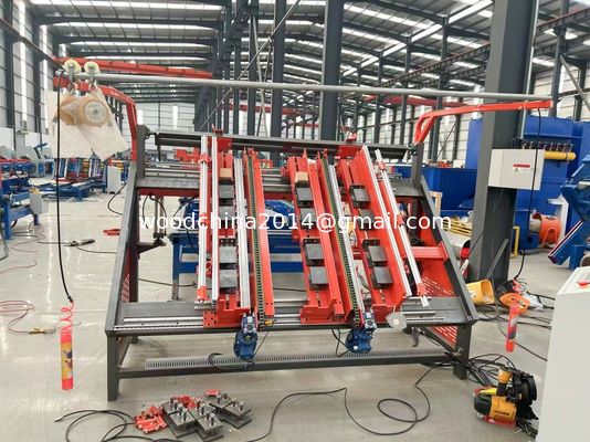 Ημιαυτόματη Euro Wooden Pallet ξύλινη Nailing Machine κατασκευή παραγωγής γραμμή πώληση
